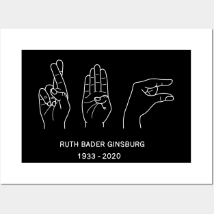 Ruth Bader Ginsburg ASL Posters and Art